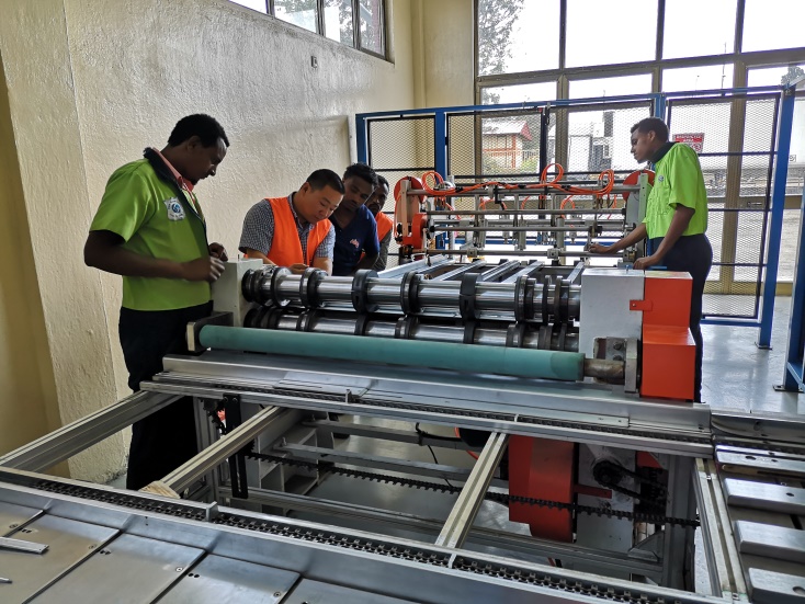 Commissioning of Can forming line-2018 (2)
